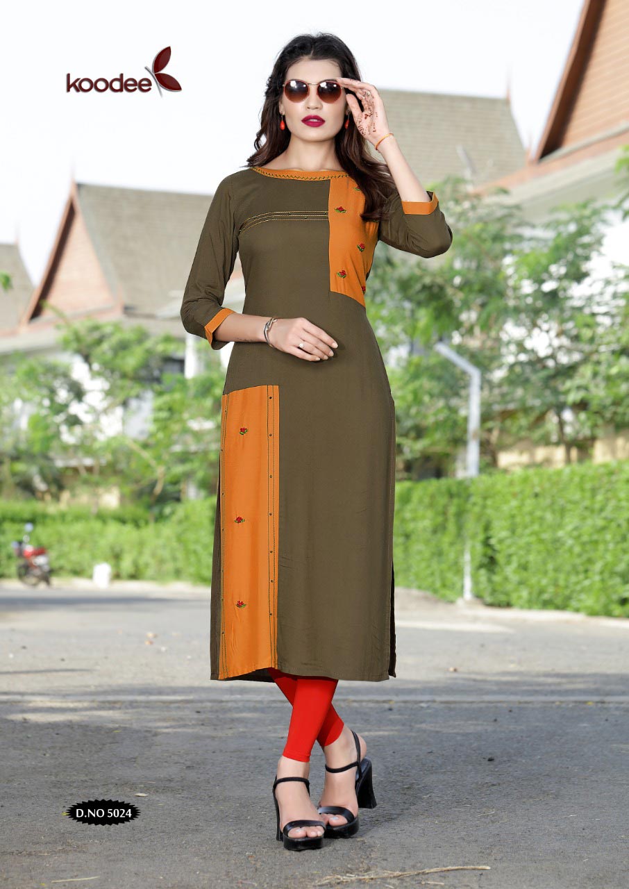 Pahal Vol-3 Koodee Latest Handwork Kurti Manufacturer Pahal Vol-3 Koodee Latest Handwork Kurti Manufacturer